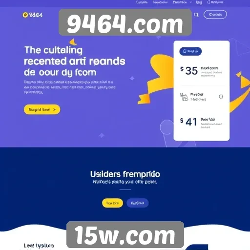 Acessibilidade e design do site 9464.com